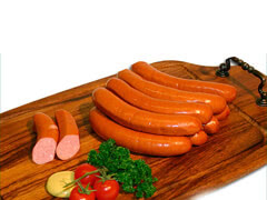 Foto (Bauernwurst gebrüht)