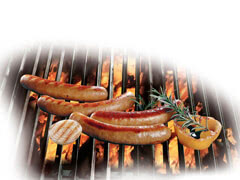 Foto (Bratwurst fein / weiß)