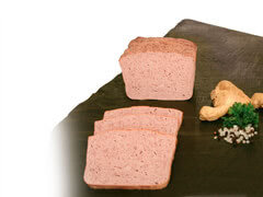 Foto (Fleischkäse grob gebacken)